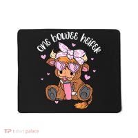 One Boujee Heifer Highland Cow Tumbler Happy ValentineS Day Mousepad thumb 0