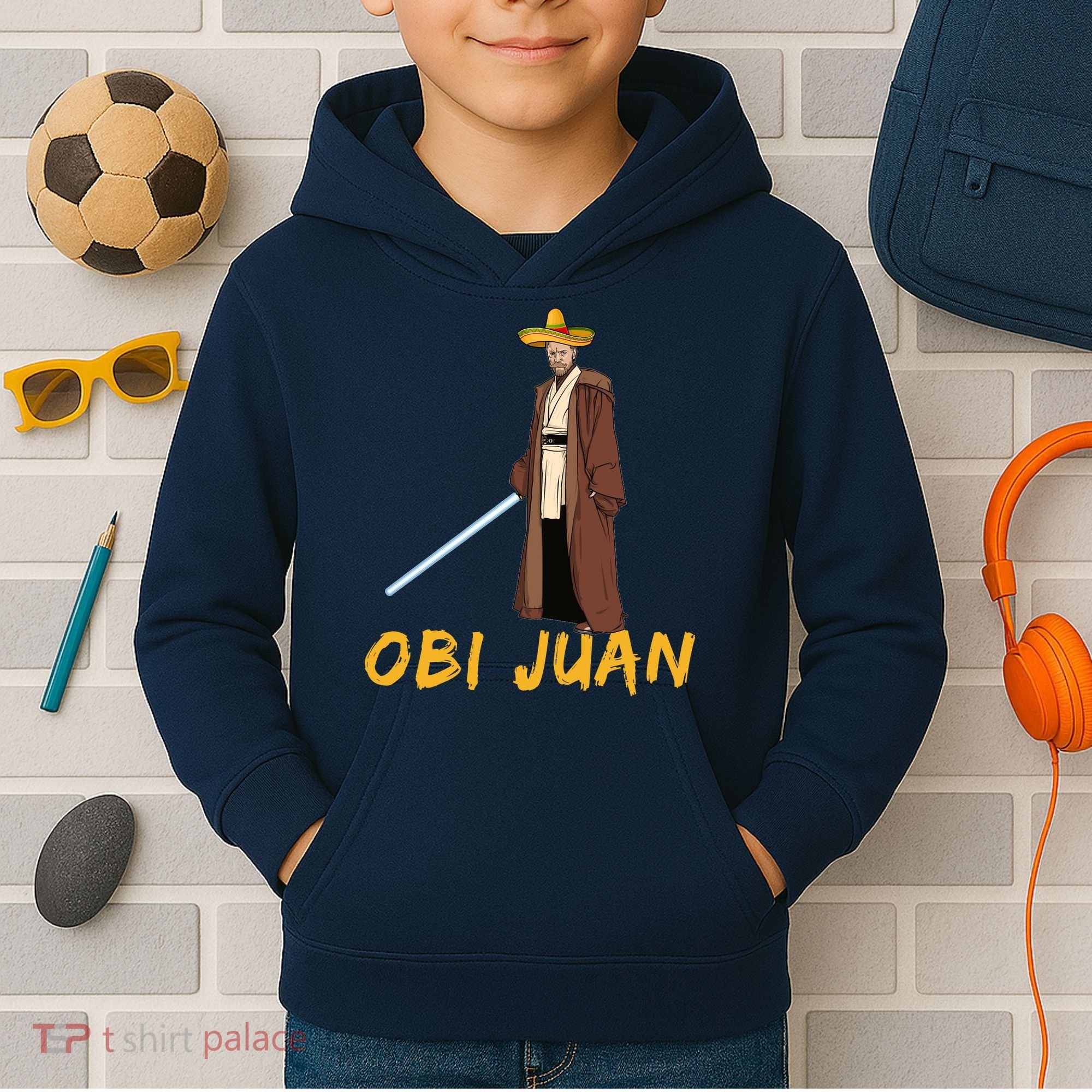 Obi Juan Funny Cinco De Mayo Kids Hoodie