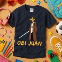 Obi Juan Funny Cinco De Mayo Kids T-Shirt thumb 3