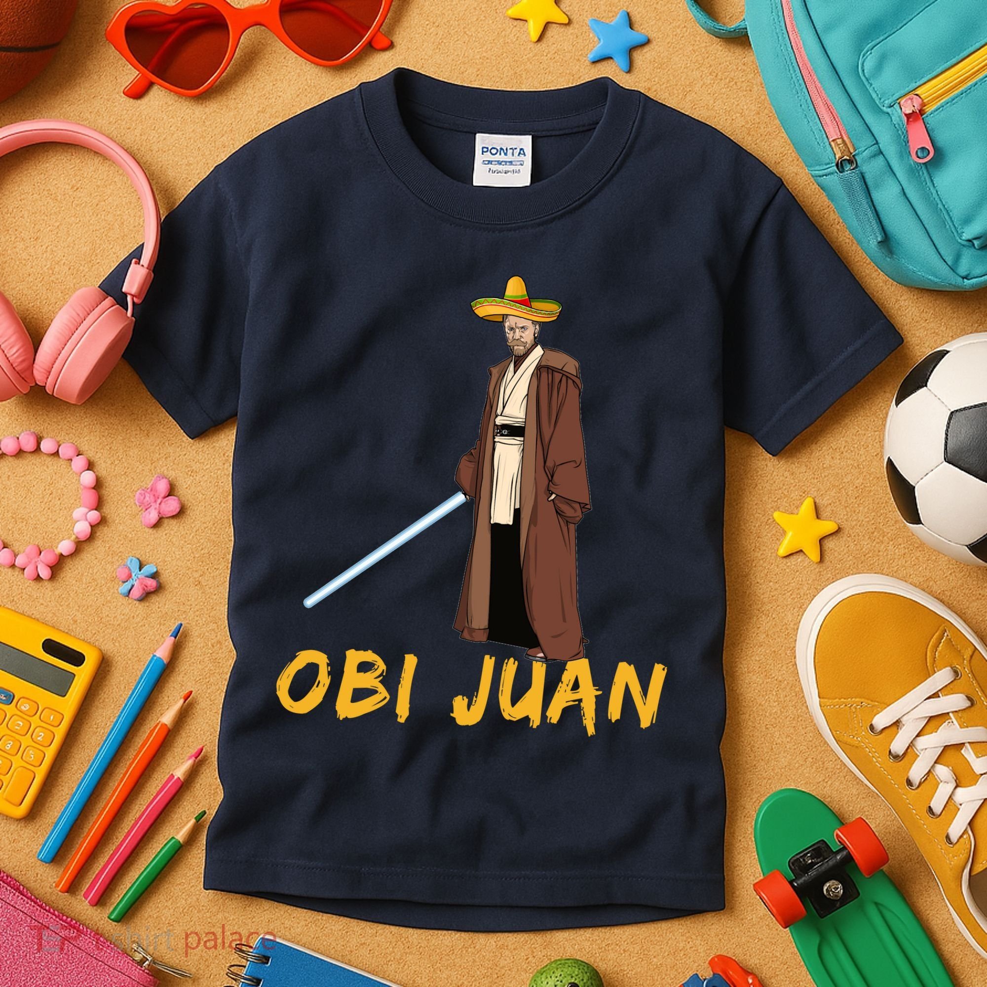 Obi Juan Funny Cinco De Mayo Kids T-Shirt