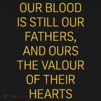 Our Blood Is Still Our Fathers Ours Valour Of Their Hearts Women's Hoodie thumb 2