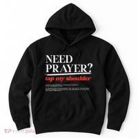 On Back Iv His Glory Need Prayer Tap My Shoulder Hoodie thumb 0