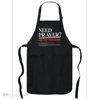 On Back Iv His Glory Need Prayer Tap My Shoulder Apron thumb 0