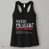 On Back Iv His Glory Need Prayer Tap My Shoulder Women's Tank Top thumb 3