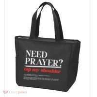On Back Iv His Glory Need Prayer Tap My Shoulder Tote Bag thumb 3