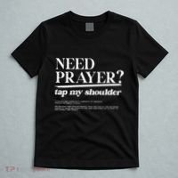 On Back Iv His Glory Need Prayer Tap My Shoulder T-Shirt thumb 5