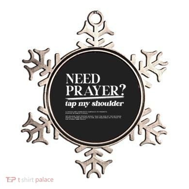 On Back Iv His Glory Need Prayer Tap My Shoulder Ornament