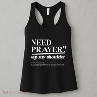 On Back Iv His Glory Need Prayer Tap My Shoulder Women's Tank Top thumb 3