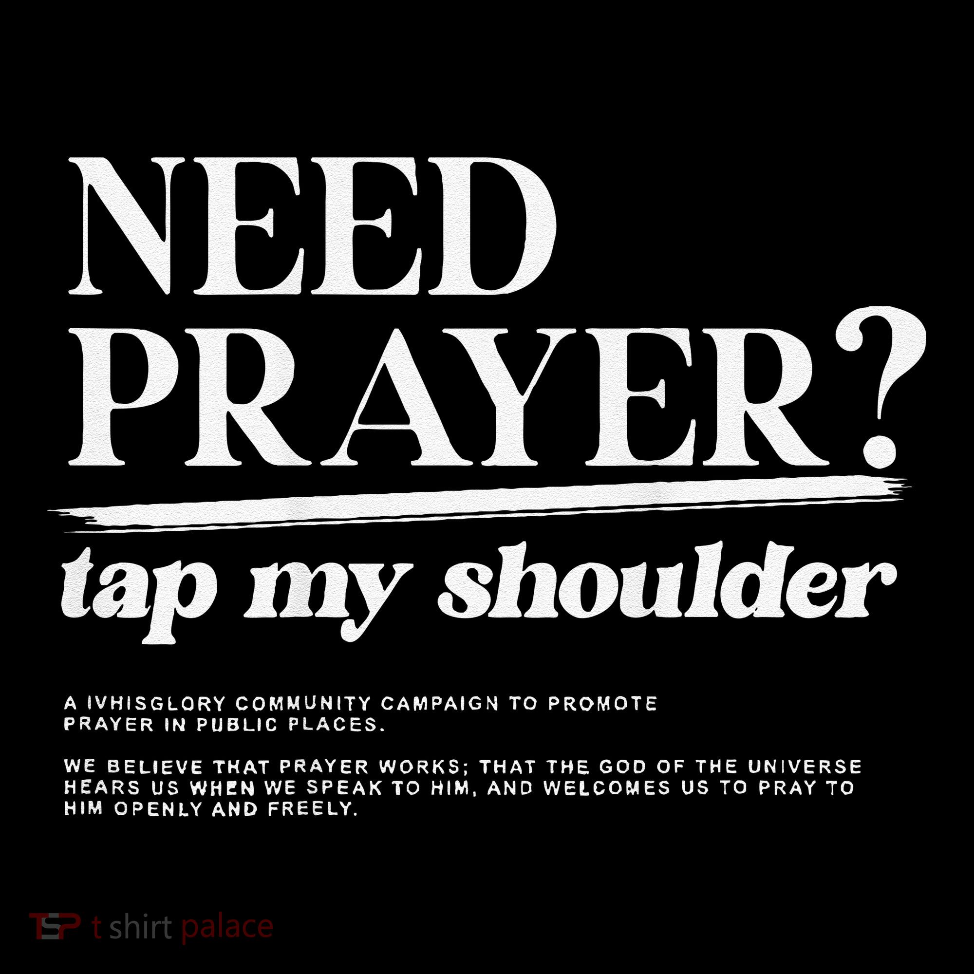 On Back Iv His Glory Need Prayer Tap My Shoulder Baby Bodysuit