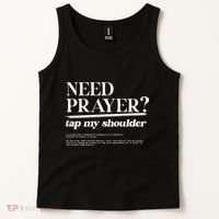 On Back Iv His Glory Need Prayer Tap My Shoulder Tank Top thumb 2