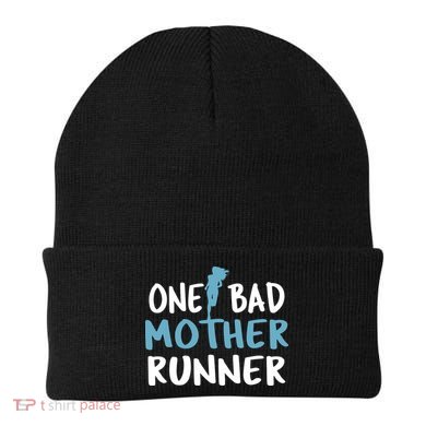 One Bad Mother Runner Mothers Day Marathon 5k Beanie
