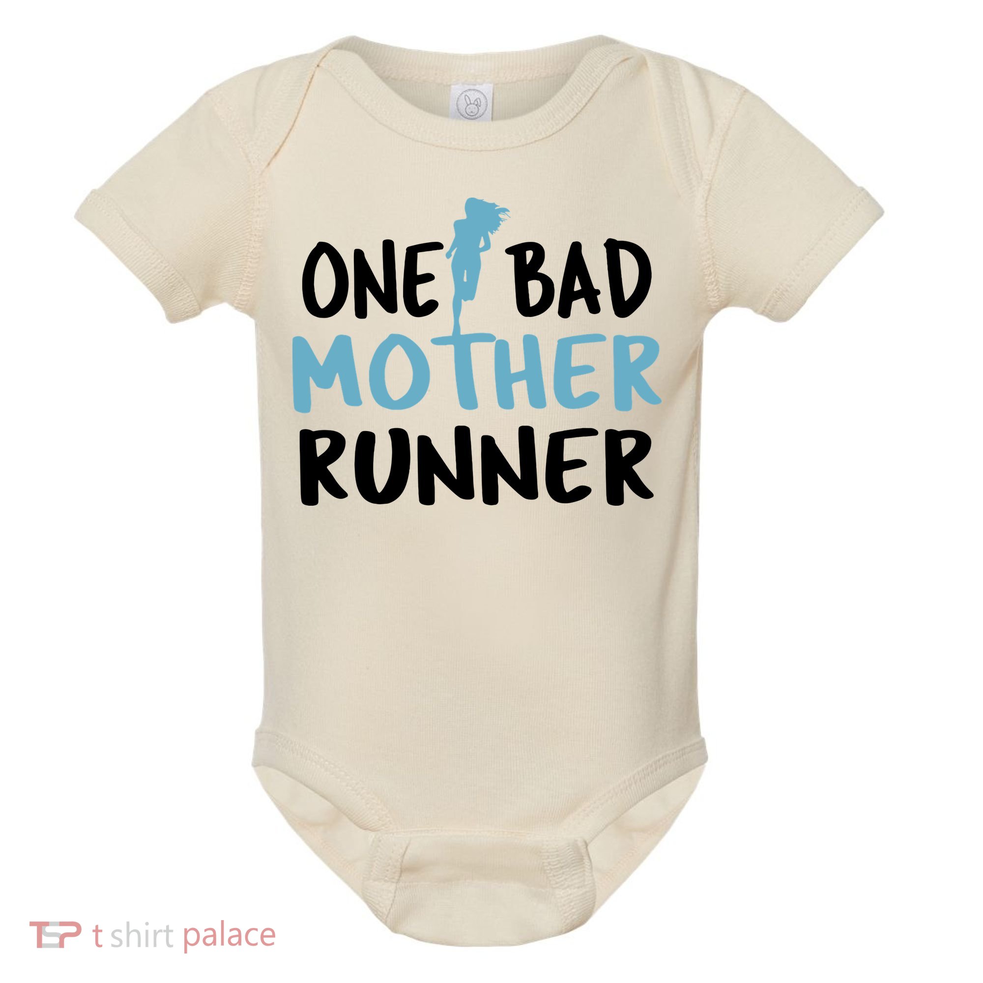 One Bad Mother Runner Mothers Day Marathon 5k Baby Bodysuit