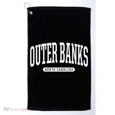 Outer Banks Meaningful Gift Cool Gift College University Style Nc Us Golf Towel