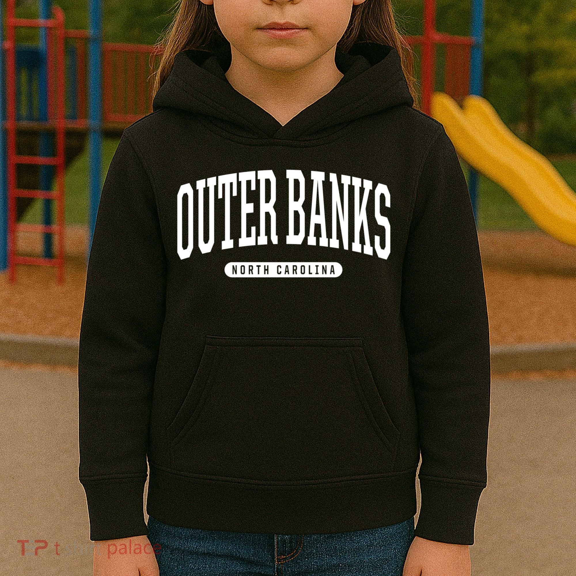 Outer Banks Meaningful Gift Cool Gift College University Style Nc Us Kids Hoodie