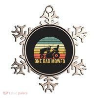 One Bad Mowfo Funny Lawn Care Grass Mowing Gardener Dad Ornament thumb 0