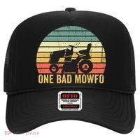 One Bad Mowfo Funny Lawn Care Grass Mowing Gardener Dad Hat thumb 0