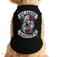 One Badass Mother Mom Stepmom Single Mom Mamma Mothers Day Doggie Tank thumb 0