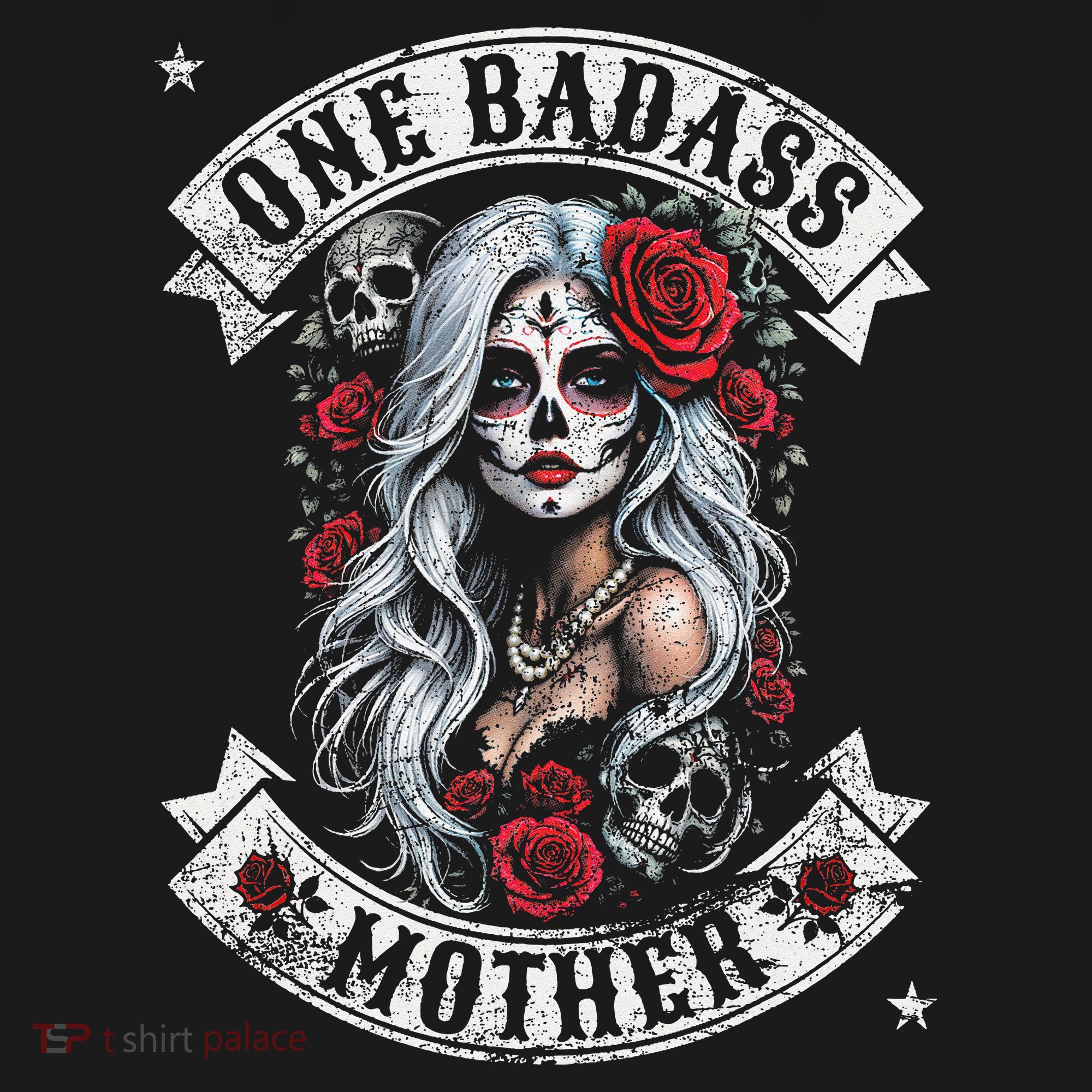 One Badass Mother Mom Stepmom Single Mom Mamma Mothers Day Women's Hoodie