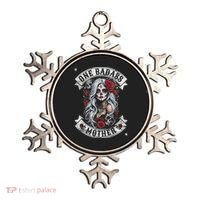 One Badass Mother Mom Stepmom Single Mom Mamma Mothers Day Ornament thumb 0