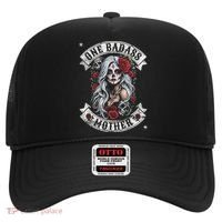 One Badass Mother Mom Stepmom Single Mom Mamma Mothers Day Hat thumb 0