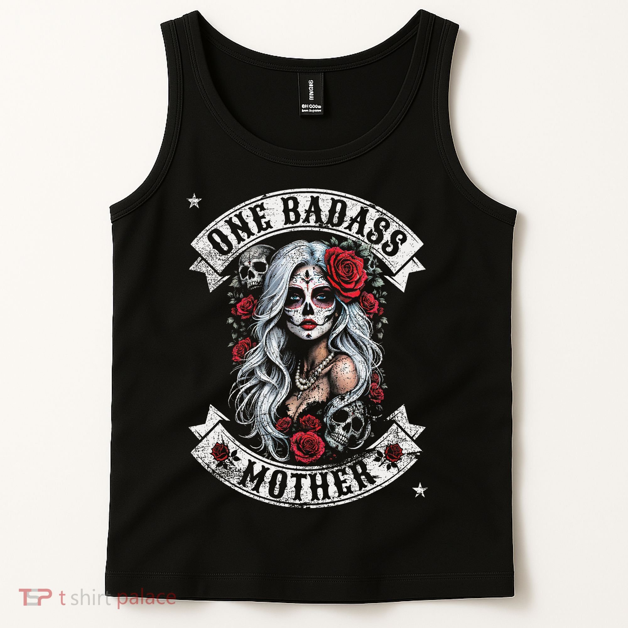 One Badass Mother Mom Stepmom Single Mom Mamma Mothers Day Tank Top