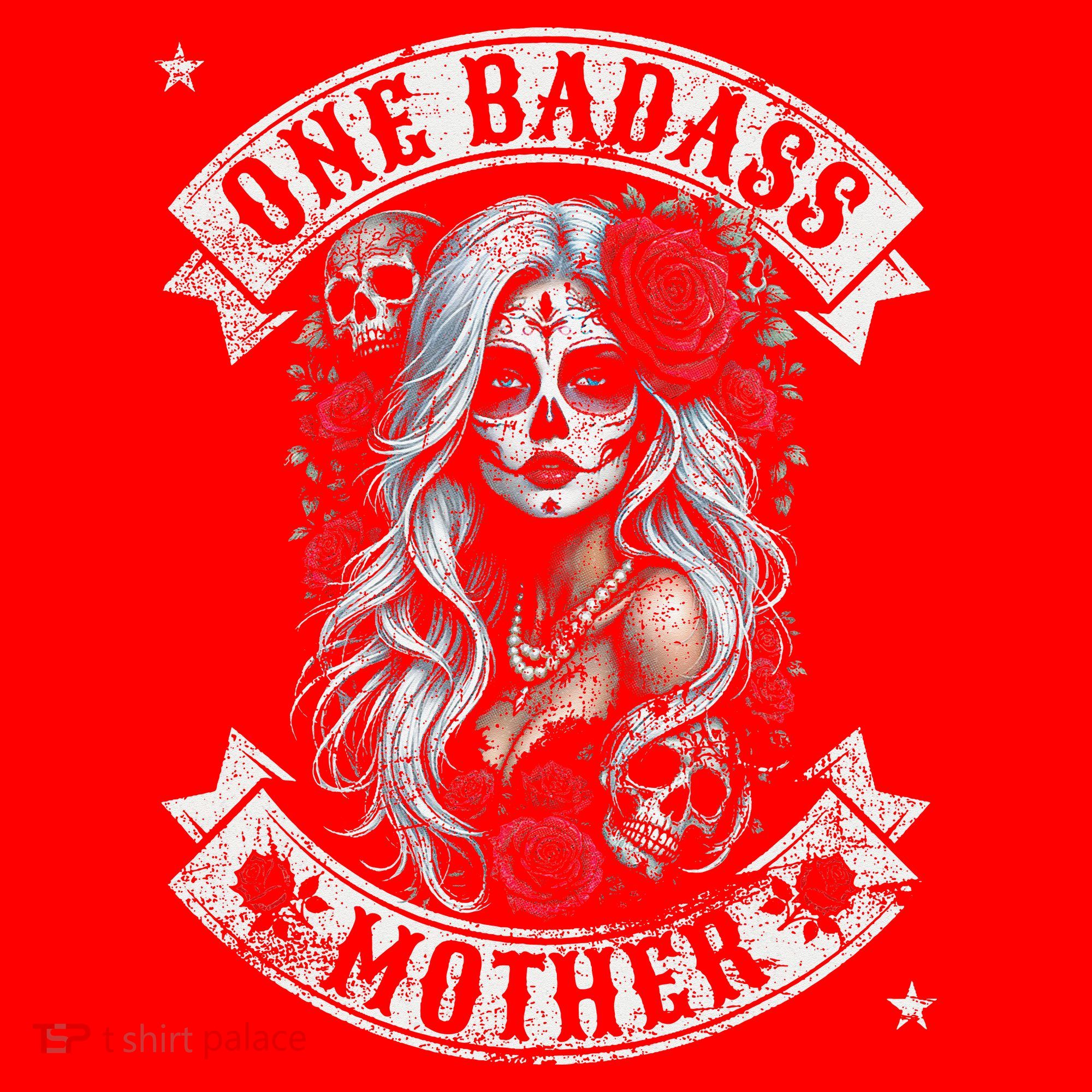 One Badass Mother Mom Stepmom Single Mom Mamma Mothers Day Santa Hat