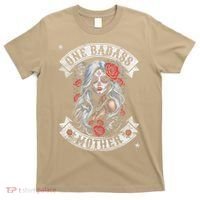 One Badass Mother Mom Stepmom Single Mom Mamma Mothers Day T-Shirt thumb 0