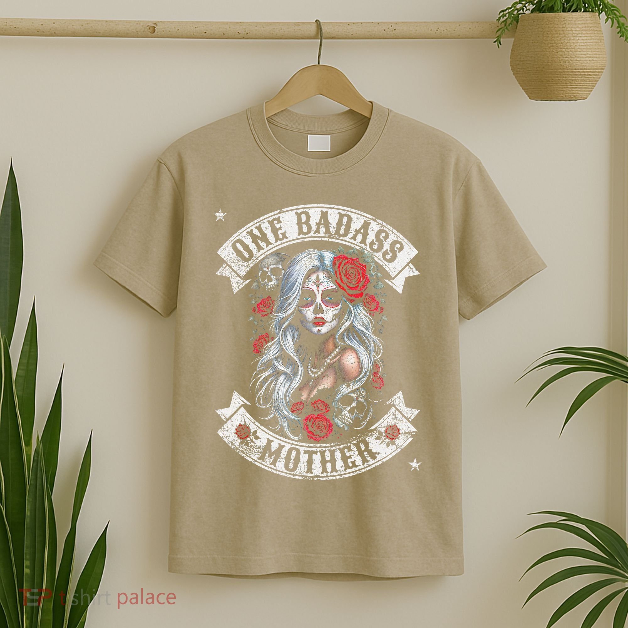 One Badass Mother Mom Stepmom Single Mom Mamma Mothers Day T-Shirt