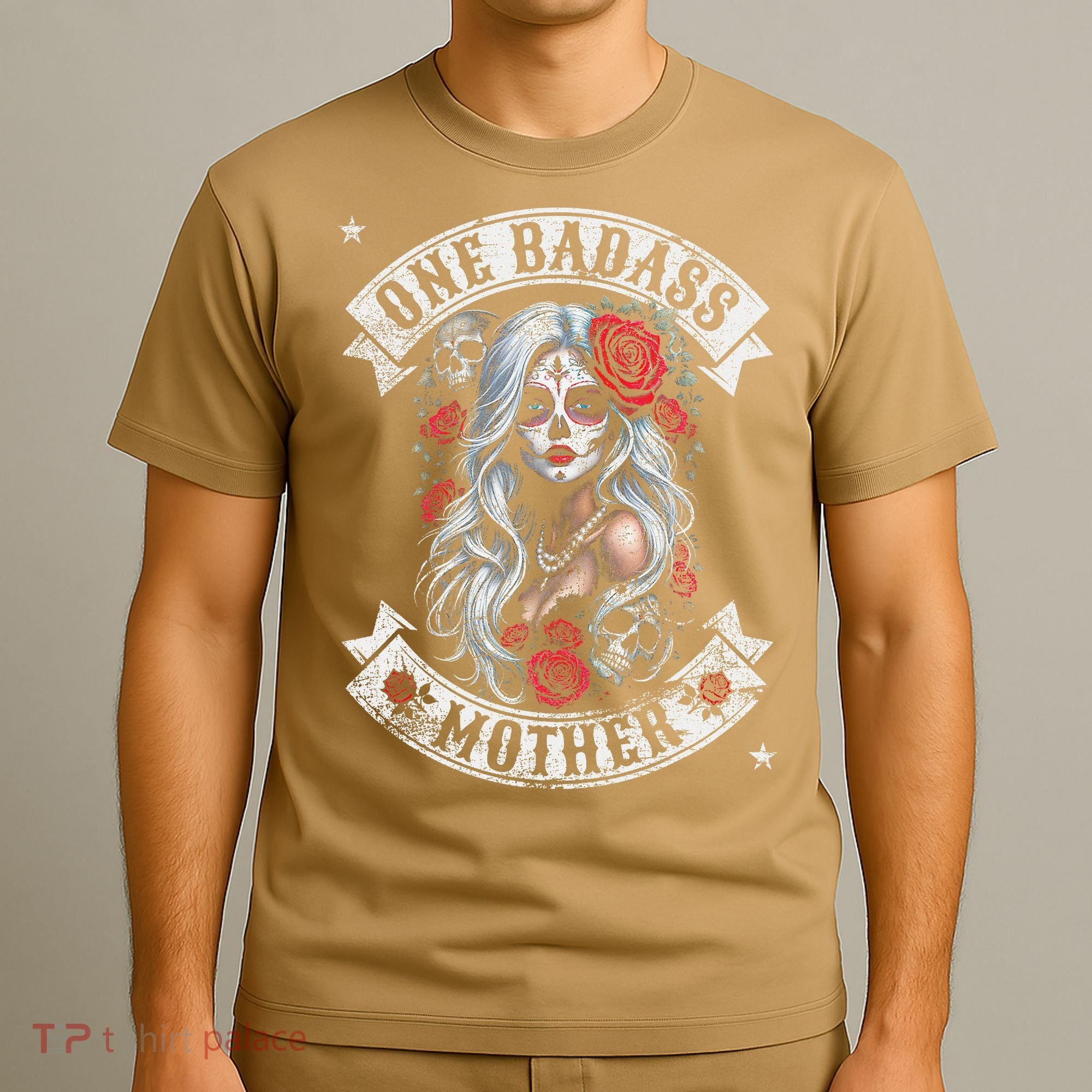 One Badass Mother Mom Stepmom Single Mom Mamma Mothers Day T-Shirt