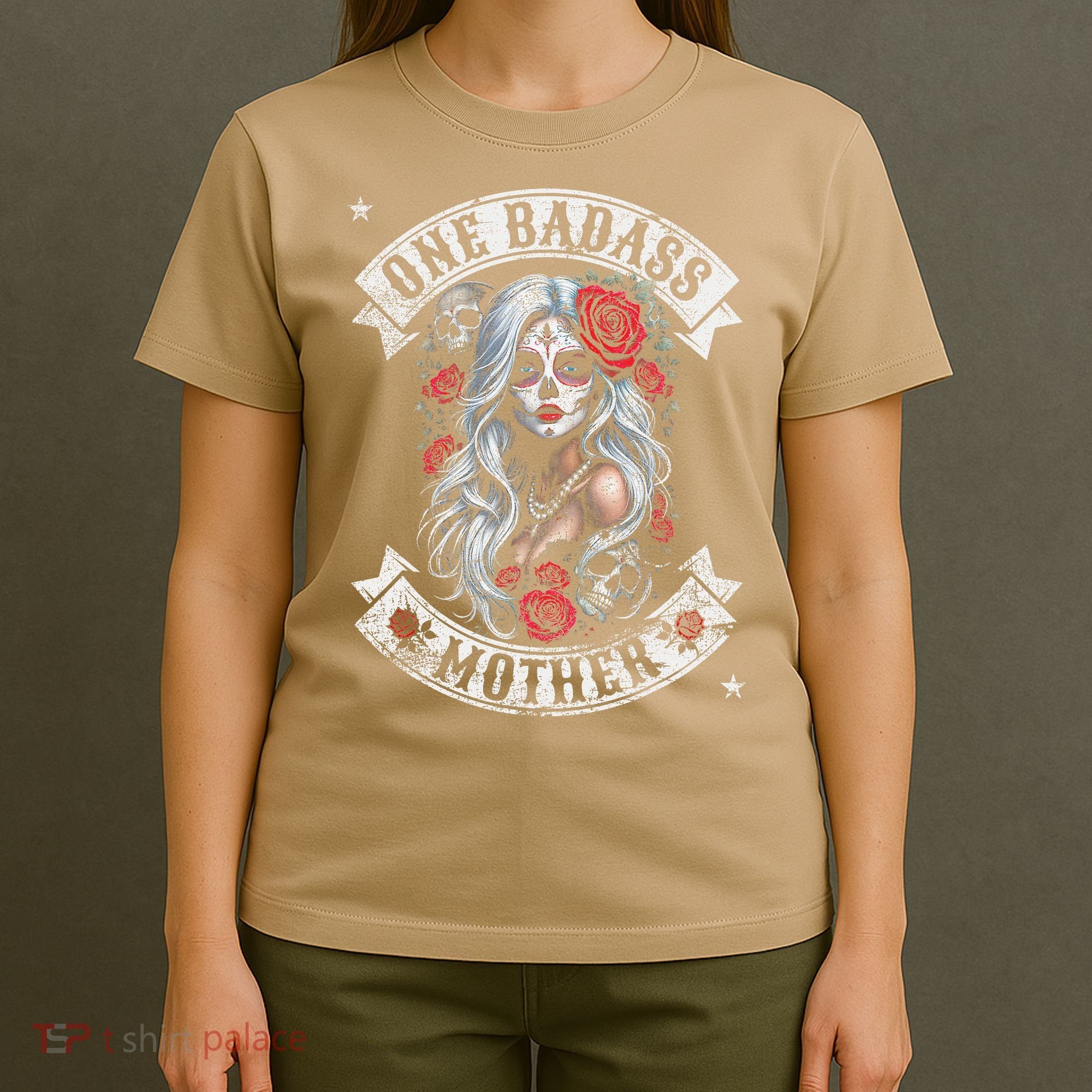 One Badass Mother Mom Stepmom Single Mom Mamma Mothers Day T-Shirt
