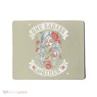 One Badass Mother Mom Stepmom Single Mom Mamma Mothers Day Mousepad thumb 0