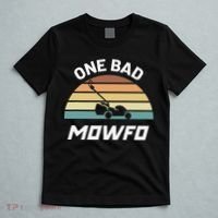 One Bad Mowfo Funny Lawn Care Mowing Gardener Father's Day T-Shirt thumb 5