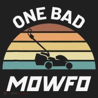 One Bad Mowfo Funny Lawn Care Mowing Gardener Father's Day Beanie thumb 2