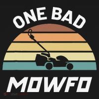 One Bad Mowfo Funny Lawn Care Mowing Gardener Father's Day Tank Top thumb 6