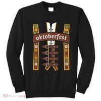 Oktoberfest Bavarian Munich Beer Lederhosen Suspenders Sweatshirt thumb 0