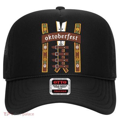 Oktoberfest Bavarian Munich Beer Lederhosen Suspenders Hat
