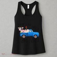 Oink Baa Moo I Am Two Farm Animals Blue Truck Birthday Boy Women's Tank Top thumb 3