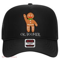 Ok Boomer Meme Millennials Gen Z Funny Xmas Gingerbread Gift Hat thumb 0