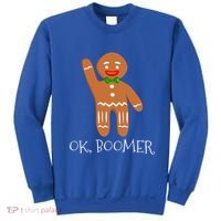 Ok Boomer Meme Millennials Gen Z Funny Xmas Gingerbread Gift Sweatshirt thumb 0
