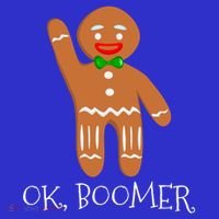 Ok Boomer Meme Millennials Gen Z Funny Xmas Gingerbread Gift T-Shirt thumb 7