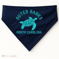 Outer Banks North Carolina NC Beach USA-Made Doggie Bandana thumb 0