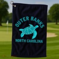Outer Banks North Carolina NC Beach Golf Towel thumb 1