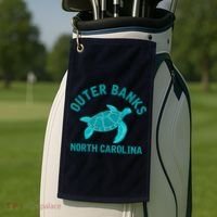 Outer Banks North Carolina NC Beach Golf Towel thumb 2