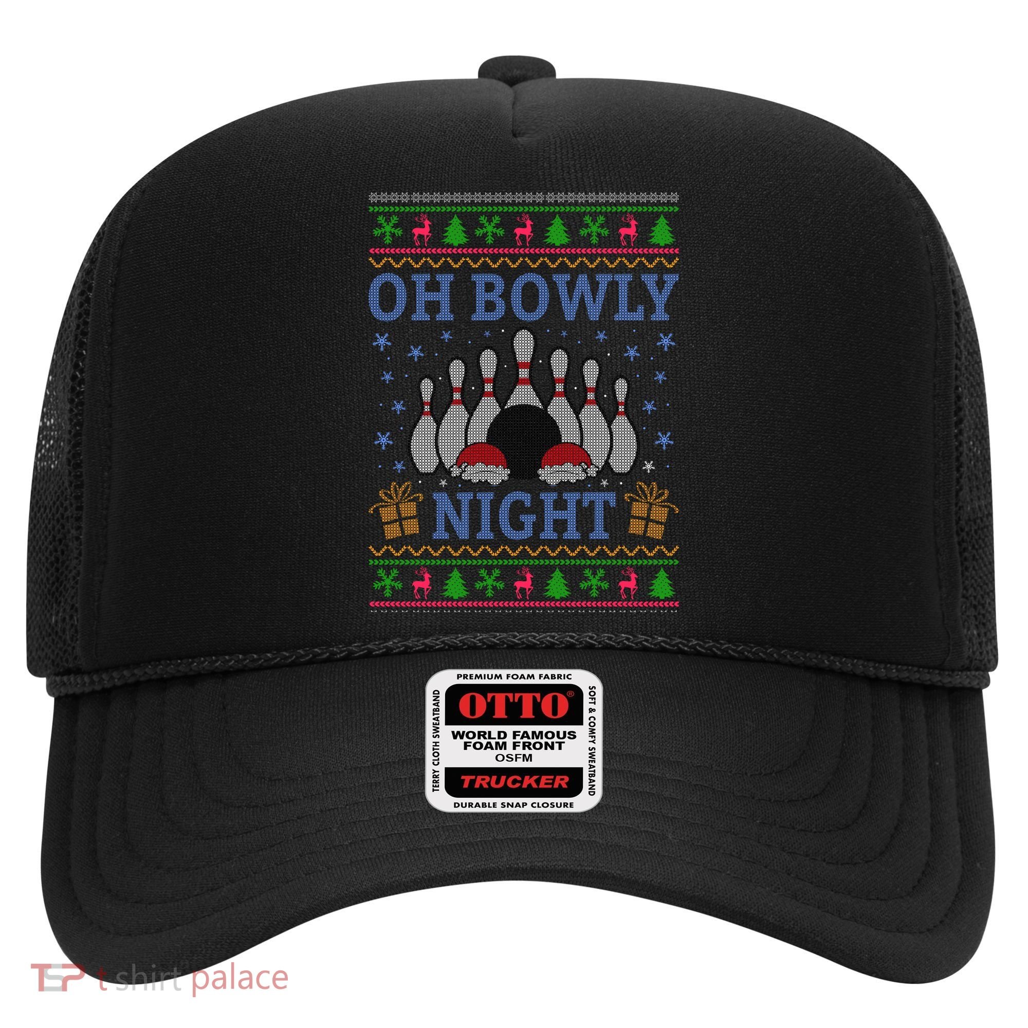 Oh Bowly Night Bowling Ugly Christmas Hat