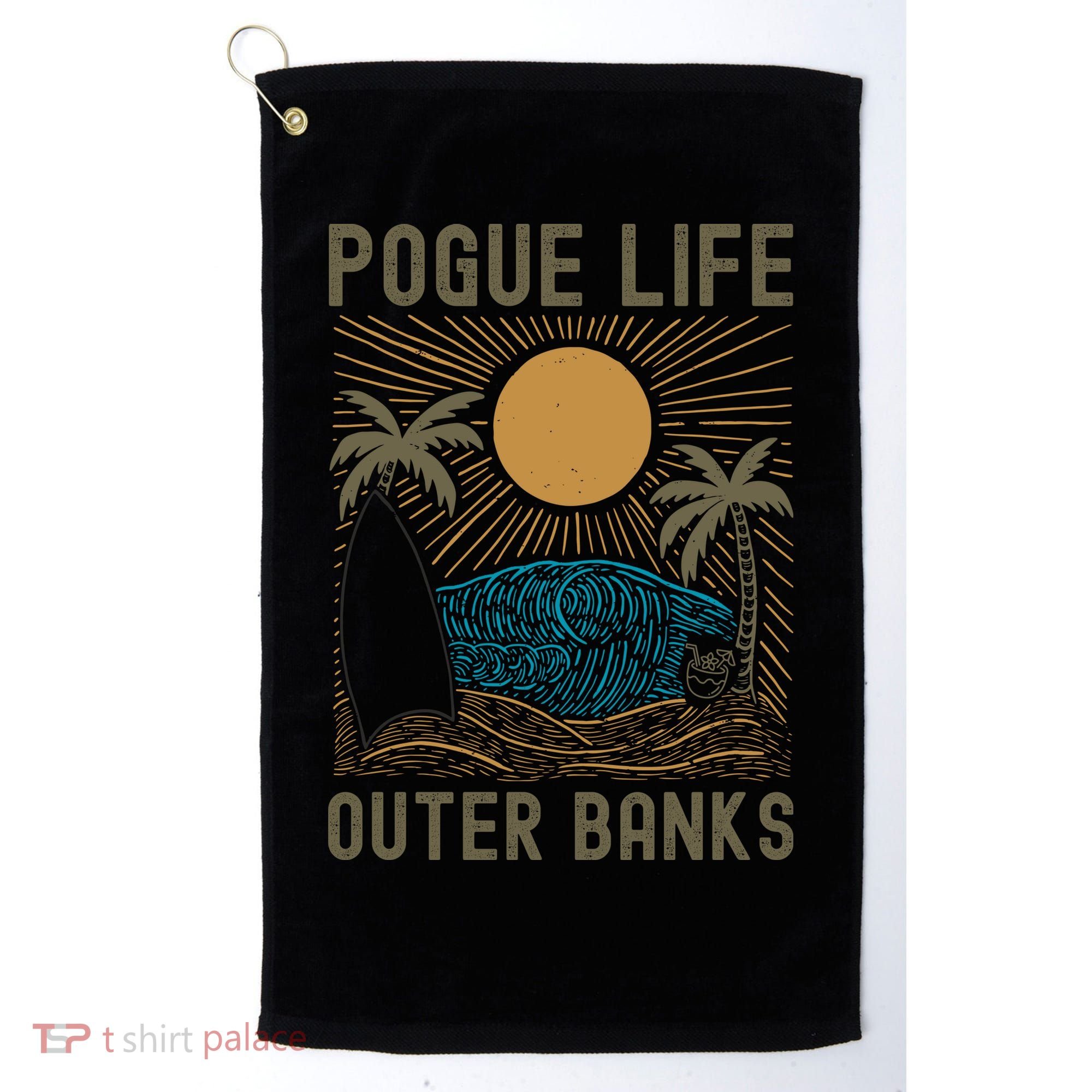 Outer Banks North Carolina NC Beach Golf Towel