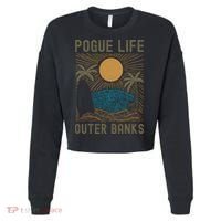 Outer Banks North Carolina NC Beach Cropped Pullover Crew thumb 0