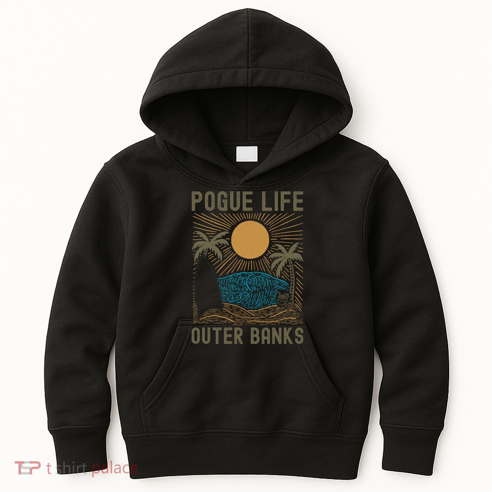 Outer Banks North Carolina NC Beach Kids Hoodie