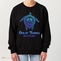 Outer Banks North Carolina Souvenir OBX NC Sea Turtle Women's Sweatshirt thumb 0