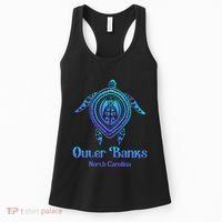 Outer Banks North Carolina Souvenir OBX NC Sea Turtle Women's Tank Top thumb 0