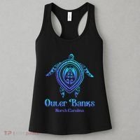 Outer Banks North Carolina Souvenir OBX NC Sea Turtle Women's Tank Top thumb 3